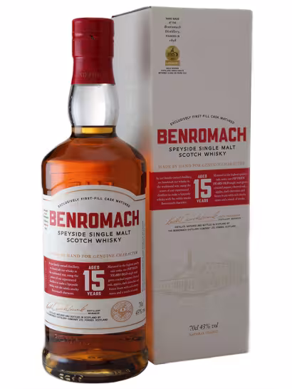 Benromach 15 Year Old 43% 70cl