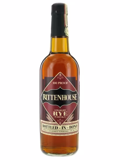 Rittenhouse Bottled in Bond Straight Rye Whiskey 50% 70cl