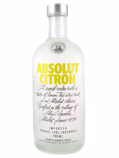 Absolut Citron Vodka 40% 70cl