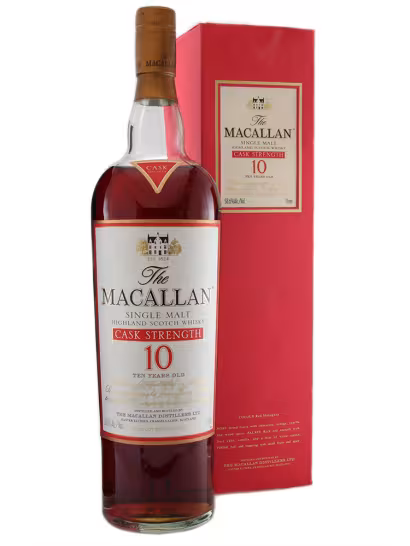 Macallan 10 Year Old Cask Strength 58.6% 100cl