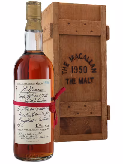 Macallan 1950 Handwritten Phillips and Pike Bt#47 43% 75cl