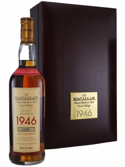 Macallan 1946 52 Year Old Select Reserve with Box 40% 75cl
