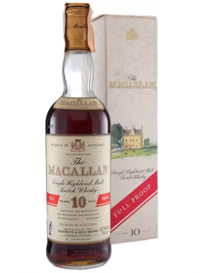 Macallan 10 Year Old Full Proof Giovinetti & Figli 57% 75cl