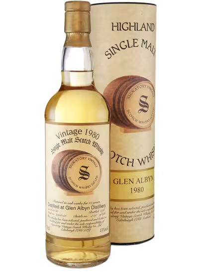Glen Albyn 1980 15 Signatory #2950-51 43% 70cl