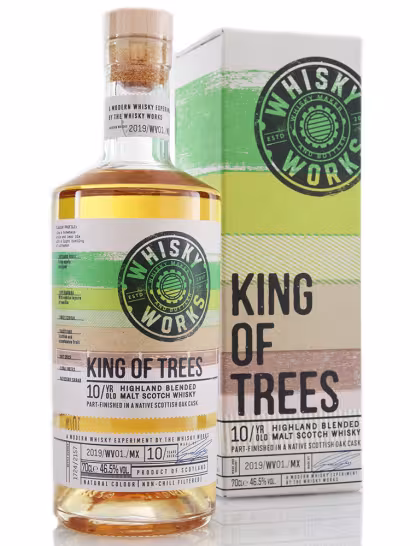 King of Trees 10 Year Old Blended Malt Whisky Works 46.5% 70cl
