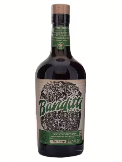 Banditti Club Smoky Rogues Rum 52.2% 50cl