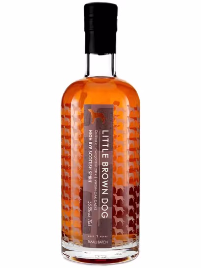 Invergordon 2017 7 Year Old High Rye Scottish Spirit Little Brown Dog 58.8% 70cl