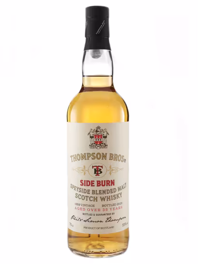 Side Burn 1989 35 Year Old Thompson Bros 51% 70cl