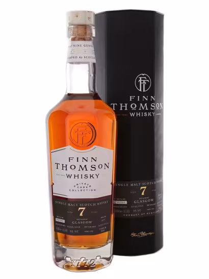 Glasgow (Peated) 2018 7 Year Old Finn Thomson Virgin Oak 55.2% 70cl