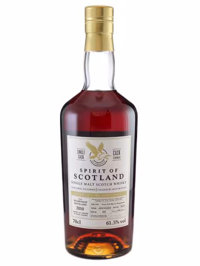 Balmenach 2010 14 Year Old Spirit of Scotland #66257 61.5% 70cl