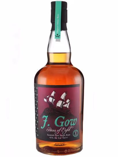 J Gow 8 Year Old Pieces of Eight 43% 70cl