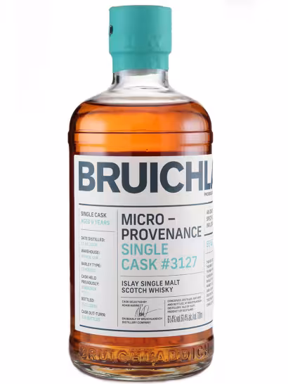 Bruichladdich 2015 9 Year Old Micro Provenance FF Bordeaux Barrique #3127 61.4% 70cl