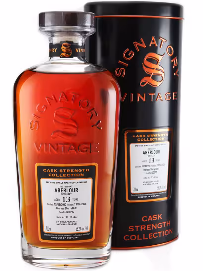 Aberlour 2012 13 Year Old Signatory Cask Strength #800272 Oloroso Butt 58.2% 70cl