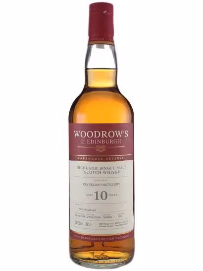 Clynelish 10 Year Old Woodrows of Edinburgh Refill HHD 55.3% 70cl