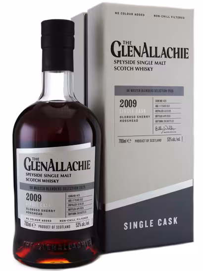 Glenallachie 2009 17 Year Old Oloroso HHD #1426 53% 70cl