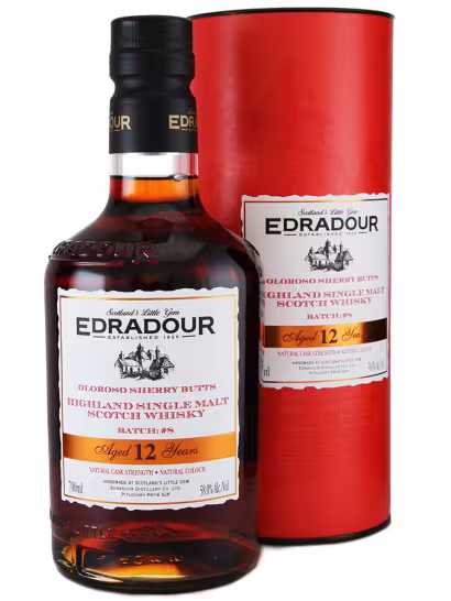 Edradour 2012 12 Year Old Cask Strength Batch 8 58% 70cl