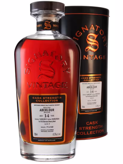 Aberlour 2012 14 Year Old Signatory Cask Strength #3 61.5% 70cl