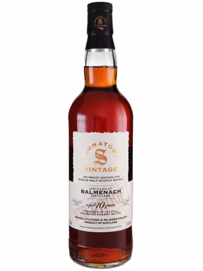 Balmenach 2016 10 Year Old Signatory 100 Proof #79 57.1% 70cl