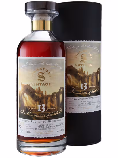 Auchentoshan 2013 13 Year Old Signatory The Monuments of Scotland FF Oloroso Finish 50.8% 70cl