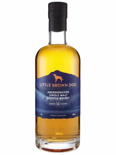 Aberdeenshire Single Malt 12 Year Old Little Brown Dog 46% 70cl