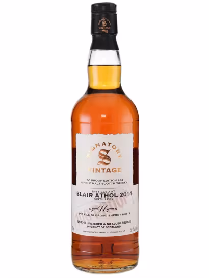 Blair Athol 2014 11 Year Old Signatory 100 Proof 57.1% 70cl