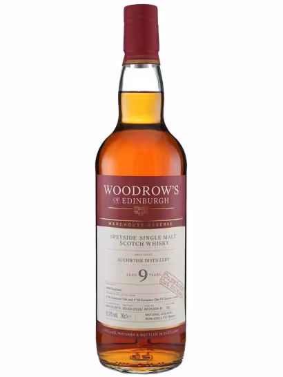 Auchroisk 2016 9 Year Old Woodrows of Edinburgh PX QC Finish 53.2% 70cl