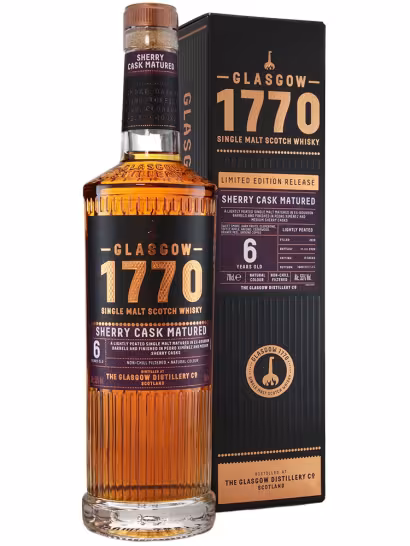 Glasgow 1770 6 Year Old Sherry Cask Matured 55% 70cl