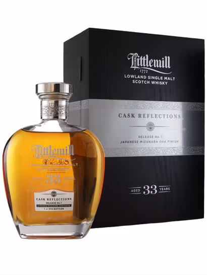Littlemill 1990 33 Year Old Cask Reflections No 1 Mizunara Finish 49.1% 70cl