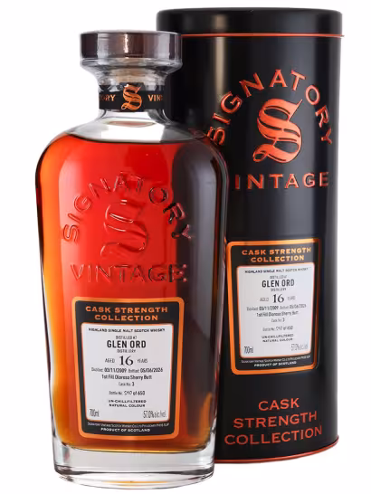 Glen Ord 16 Year Old Signatory Cask Strength #3 FF Oloroso Butt 57% 70cl