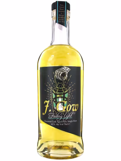 J Gow Fading Light Chestnut Cask Pure Single Rum 43% 70cl