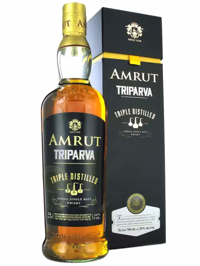 Amrut Triparva Triple Distilled Single Malt 50% 70cl