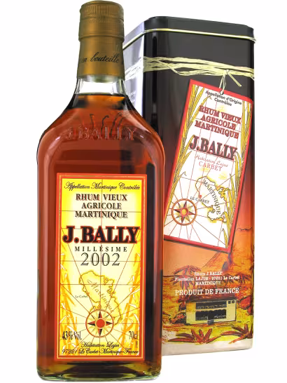 J Bally 2002 Rhum Agricole 43% 70cl