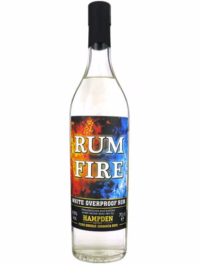 Hampden Estate Rum Fire White Overproof Rum 63% 70cl