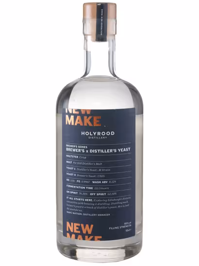 Holyrood Brewers x Distillers Yeast New Make Spirit 60% 50cl