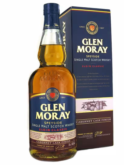 Glen Moray Cabernet Sauvignon Cask Finish 40% 70cl