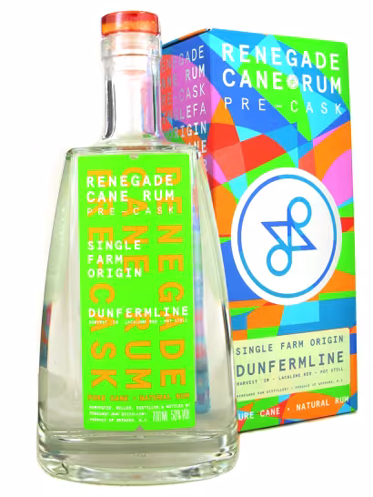 Renegade Cane Rum Pre Cask Dunfermline Pot Still 50% 70cl