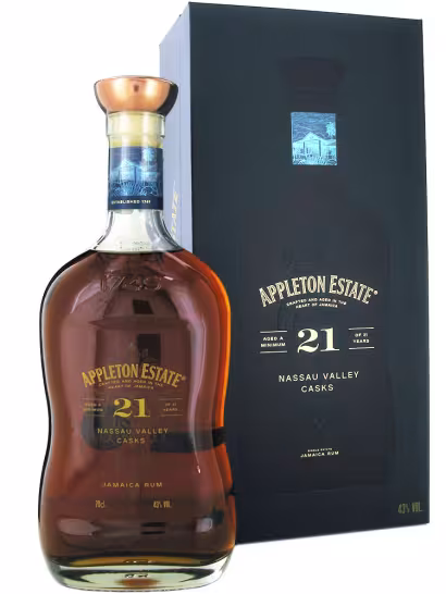 Appleton Estate 21 Year Old Rum Nassau Valley Casks 43% 70cl