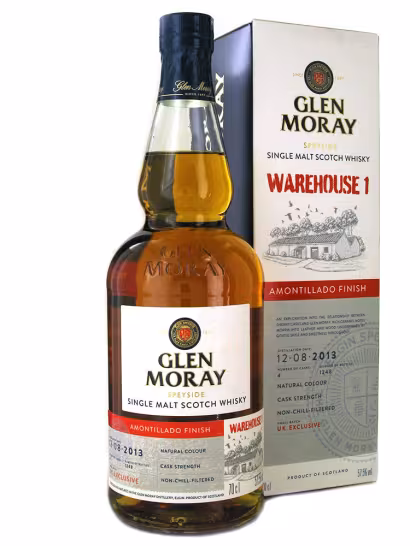 Glen Moray 2013 Amontillado Finish Warehouse 1 57.5% 70cl