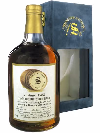 Bruichladdich 1968 28 Year Old Signatory Vintage 49.6% 70cl