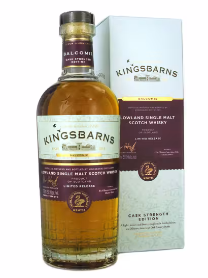 Kingsbarns Balcomie Cask Strength 59.9% 70cl