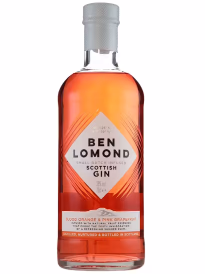 Ben Lomond Blood Orange and Pink Grapefruit Gin 38% 70cl