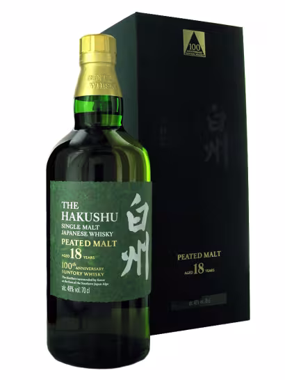 Hakushu 18 Year Old Peated Malt Suntory 100th Anniversary 48% 70cl