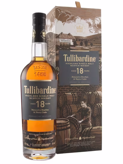 Tullibardine 18 Year Old 43% 70cl