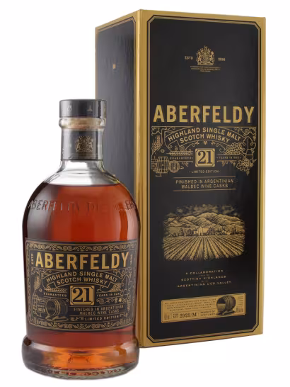Aberfeldy 2001 21 Year Old Argentinian Malbec Finish 46% 70cl