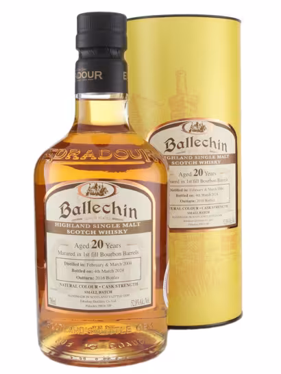 Ballechin 2004 20 Year Old First Fill Bourbon 52.8% 70cl