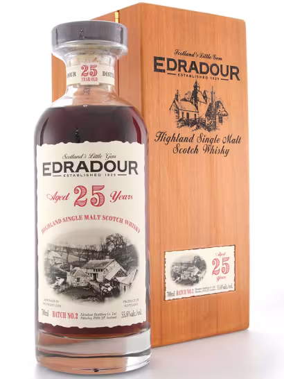 Edradour 1998 25 Year Old Cask Strength Batch #2 55.6% 70cl