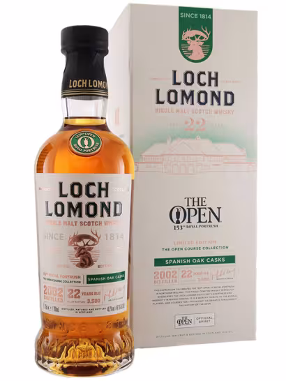 Loch Lomond 2002 22 Year Old Open Course Collection Spanish Oak Finish 46.7% 70cl