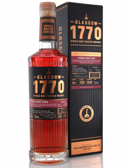 Glasgow 1770 Unpeated Syrah Finish 59.3% 70cl