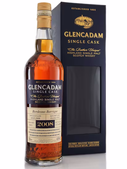 Glencadam 2008 14 Year Old Bordeaux Barrique #9431 60% 70cl