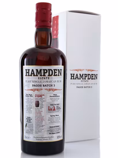 Hampden Estate Pagos Batch 3 52% 70cl